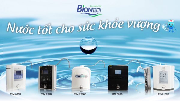 Các model máy tạo nước Pi của Biontech đang được phân phối trên thị trường Việt Nam