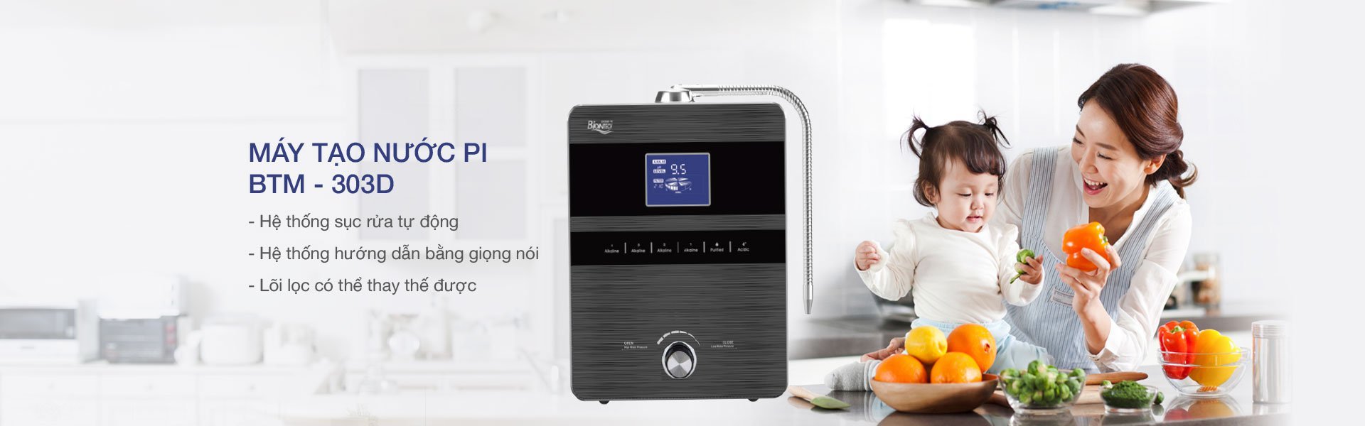Máy lọc nước y tế gia đình tạo nước Pi – Sự lựa chọn số 1 thế giới Máy lọc nước y tế gia đình tạo nước Pi – Sự lựa chọn số 1 thế giới