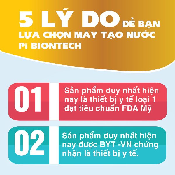 5 đặc điểm chỉ có ở máy tạo nước Pi Biontech mà các máy lọc nước khác không sánh kịp 5 đặc điểm chỉ có ở máy tạo nước Pi Biontech mà các máy lọc nước khác không sánh kịp