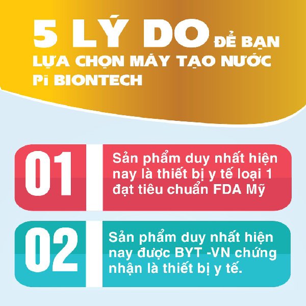 5 đặc điểm chỉ có ở máy tạo nước Pi Biontech mà các máy lọc nước khác không sánh kịp